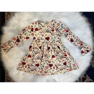 Valentine Heart Dress 4T